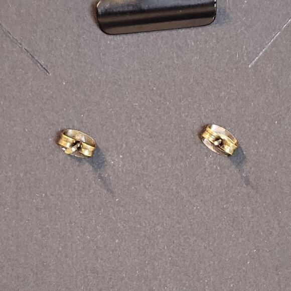 Boho Brass Dangle Earrings with Beads & Spiral Charm Tribal Boho Style - Picture 5 of 6